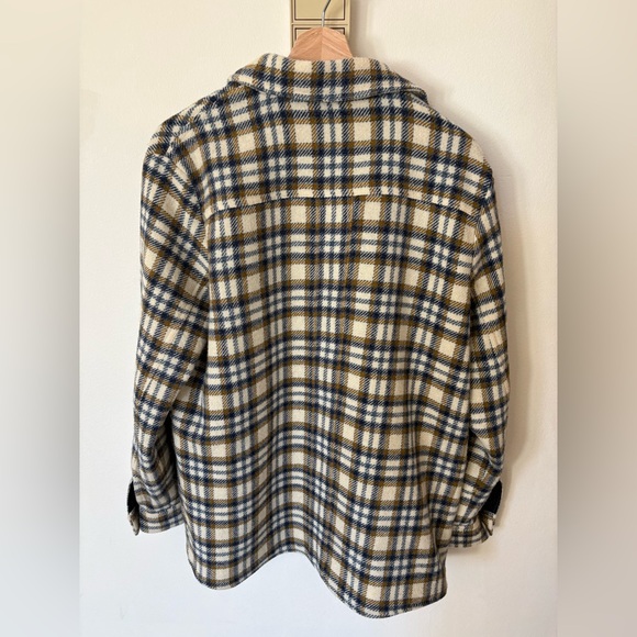 Sezane Will Wool Plaid Scotland Medium - Picture 3 of 6